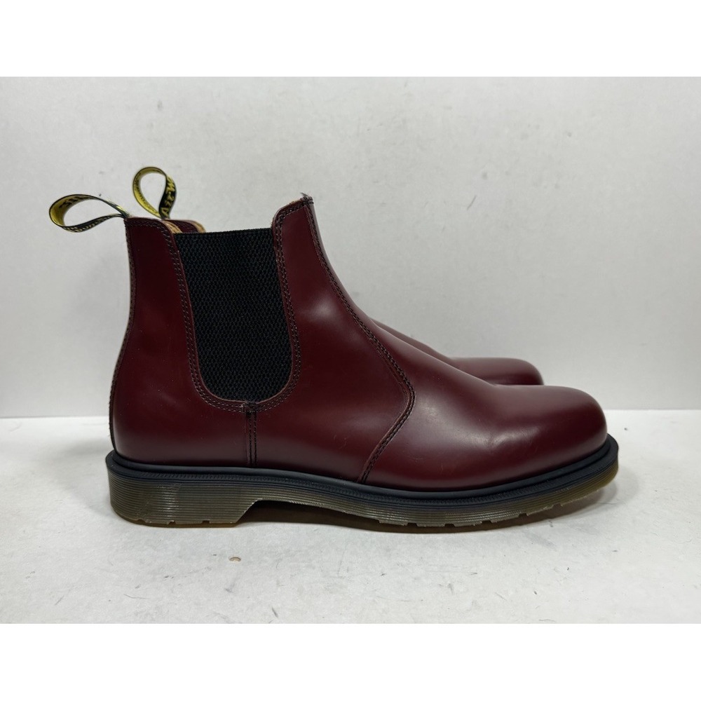 Doc Dr. Martens 2976 Chelsea Boots Mens Size 13 Red Leather Ankle